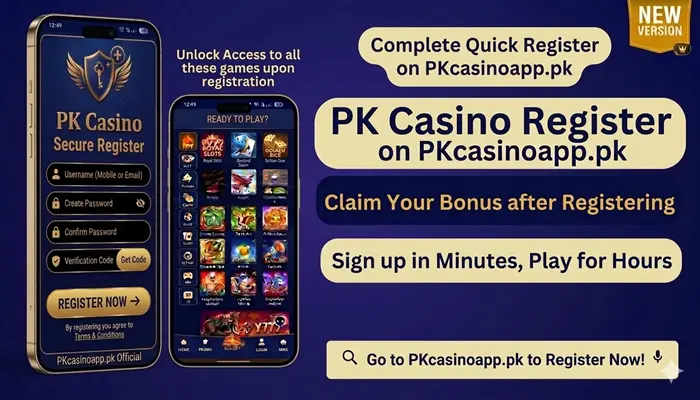 PK Casino Register