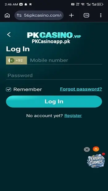 PK Casino Login